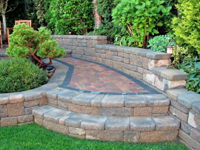 Brick Hardscape Installation