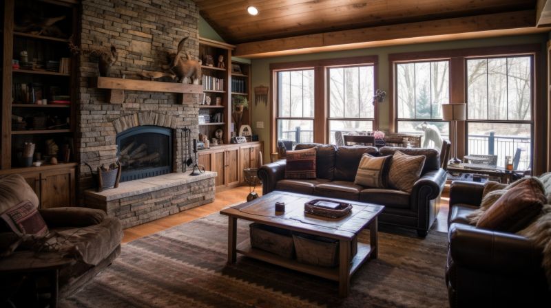 Stone Fireplace Design