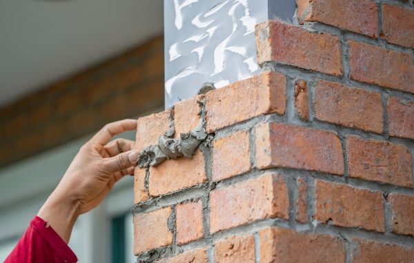 Brick Pillar Repair in Fuquay Varina
