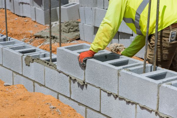 Concrete Blocks Installation in Fuquay Varina