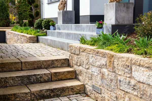Stone Step Replacement in Fuquay Varina
