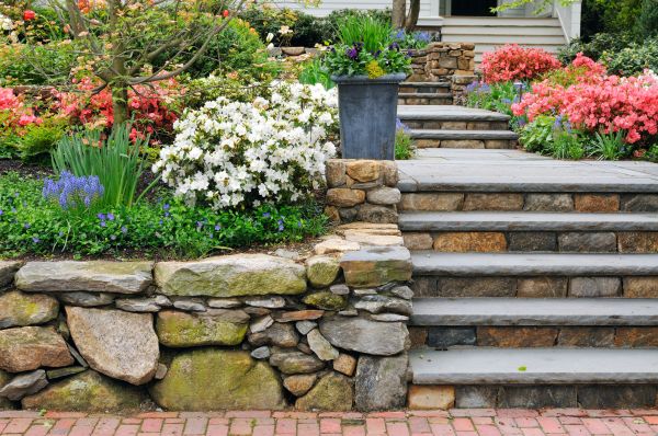 Stone Stairs Repair in Fuquay Varina