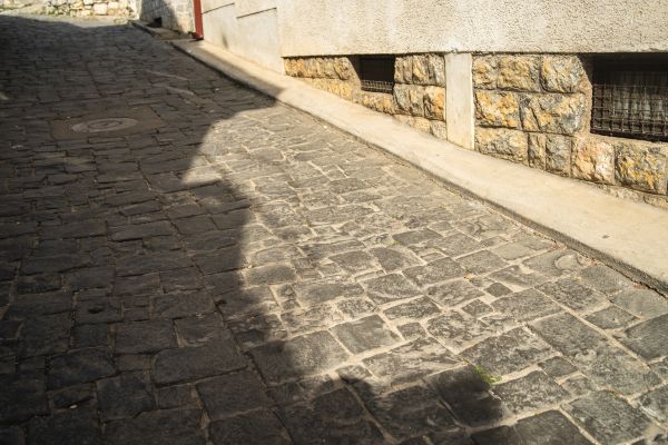 Stone Sidewalk Repair in Fuquay Varina
