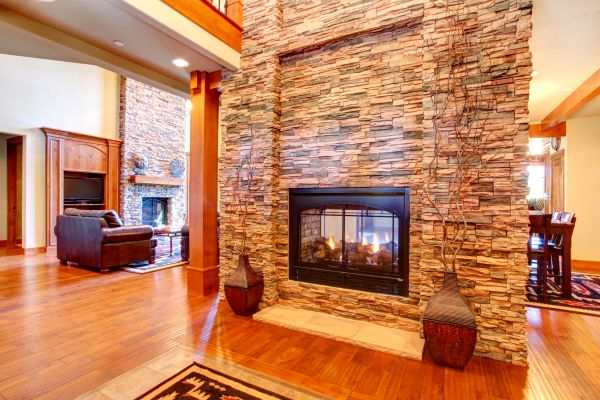Stone Hearth Installation in Fuquay Varina