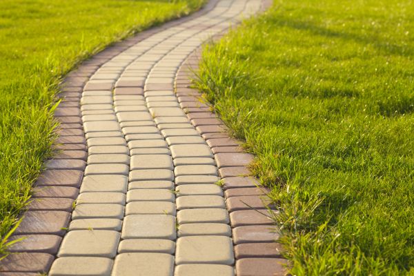 Sidewalk Brick Repair in Fuquay Varina