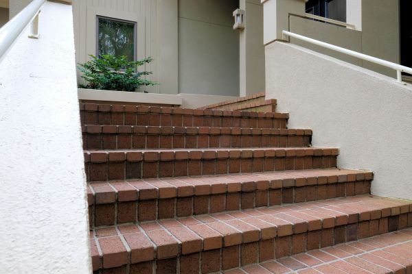 Entryway Brick Repair in Fuquay Varina